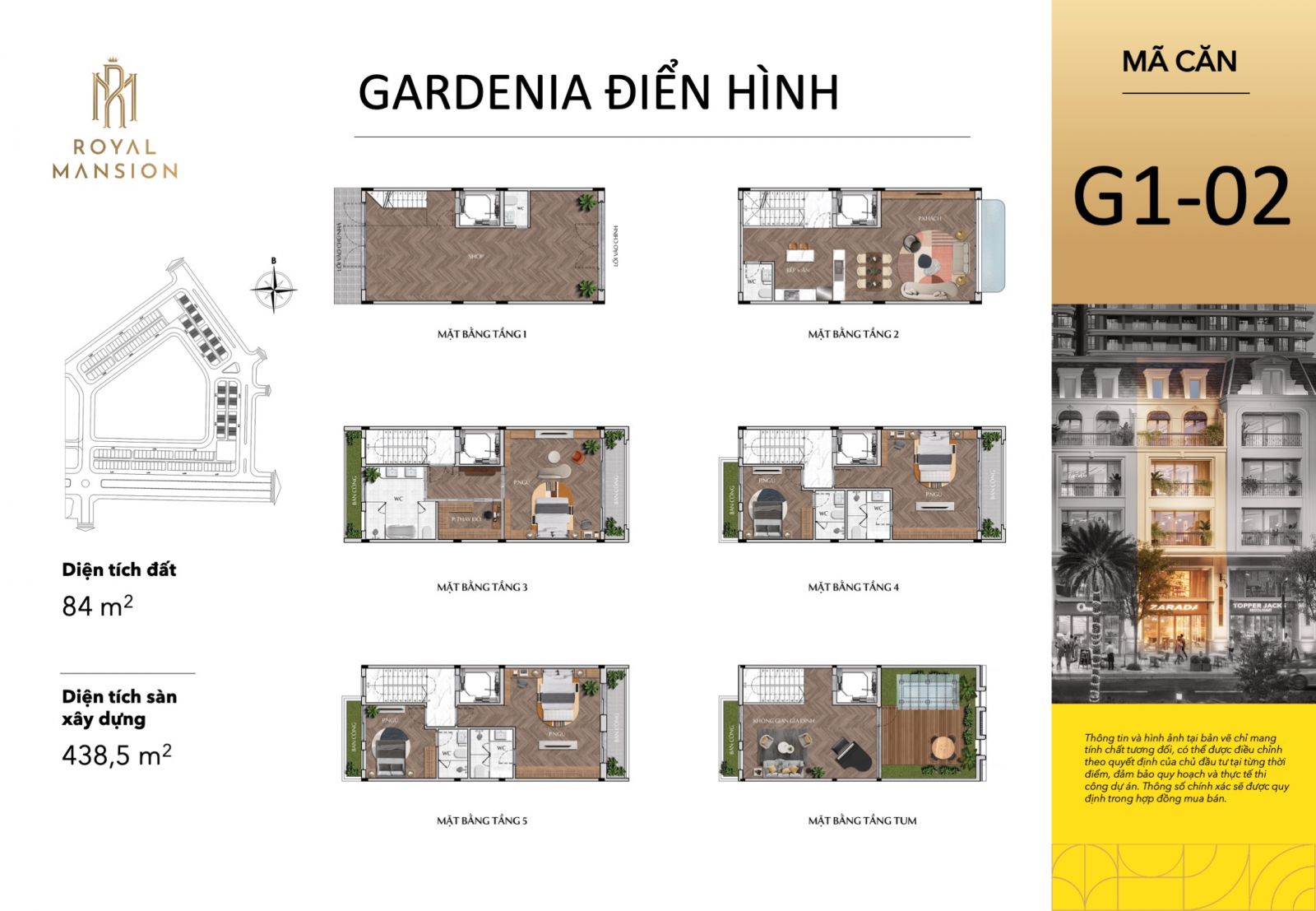 căn điển hình 84m2