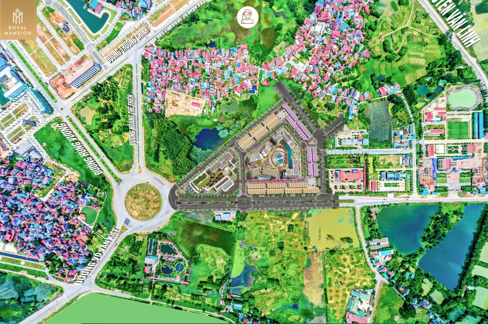 mặt bằng thiết kế dự án royal mansion tuta group