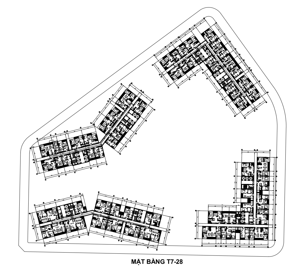 mặt bằng tầng 7-28 royal mansion